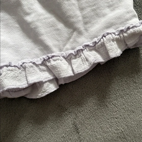 Zara Soft Purple Ruffle Shorts - Picture 5 of 5